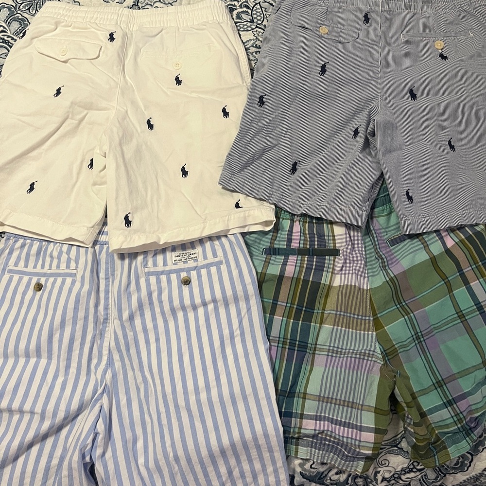 LOT OF 4! Boys shorts Polo, Janie and Jack and Vineyard Vines! Like new ⭐️